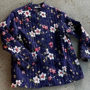 Vintage Floral Quilted Jacket